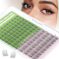 KEYYOU Aurora Lash Clusters - 120Pcs C Curl False Eyelashes