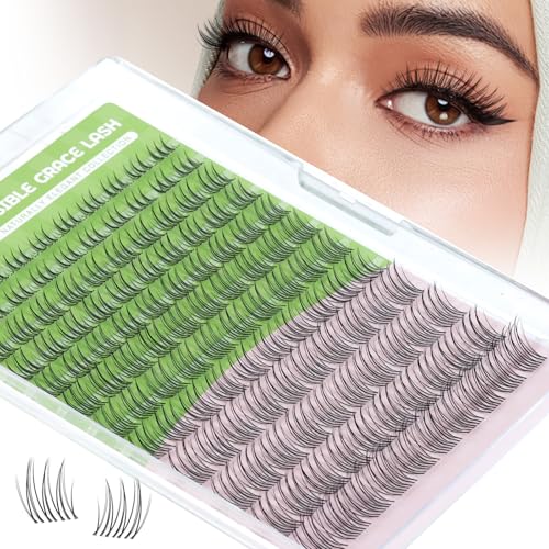 KEYYOU Aurora Lash Clusters - 120Pcs C Curl False Eyelashes