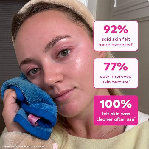 MakeUp Eraser Pro Berry Blue — 2-in-1 Makeup Remover & Exfoliator