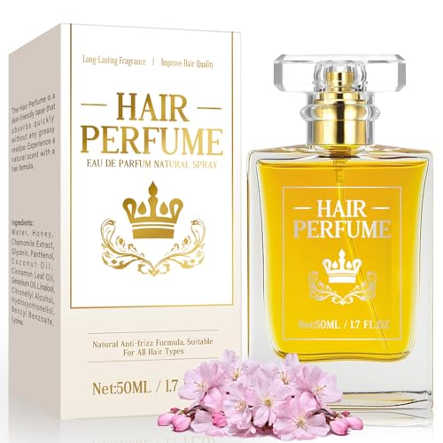 Hair Perfume Mist with Essential Oils - Moisturizing Shine Spray, 1.7 fl oz