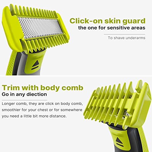 Oneblade Guards, Guide Comb 0.5/1/1.5/2/2.5/3/3.5/4//4.5/5/7/9 MM for Philips Norelco Oneblade Shaver