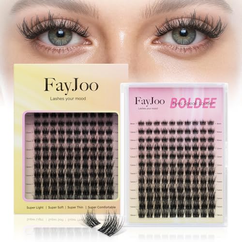 C Curl Eyelash Clusters - 0.05mm Ultra-Thin Band, 8-18mm