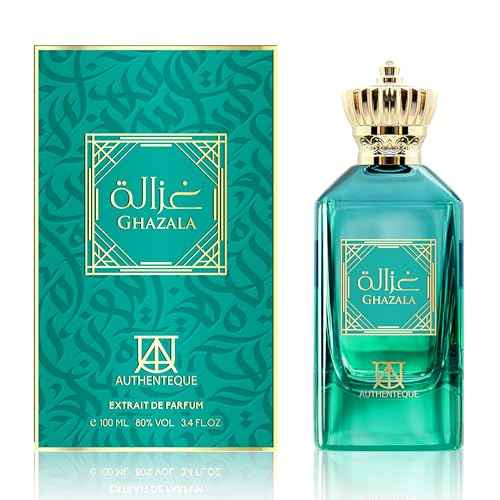 Ghazala - Arabic Perfume for Women 3.4 Fl Oz - Eau De Parfum Turkish Rose, Peony, Musk, Petalia & Vanilla - Perfumes Arabes - Inspired by PDM's D.elina E.xclusif