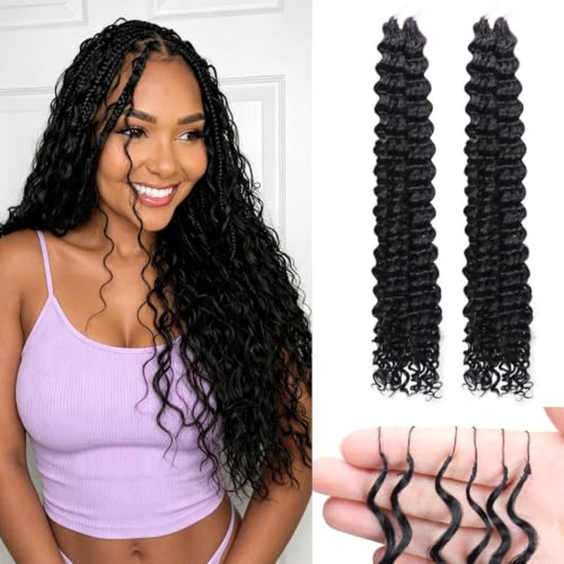Miracle Knots Crochet Hair 18 Inch Deep Wave 100 Strands