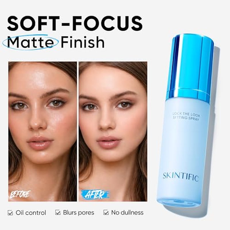 SKINTIFIC 16H Long-Lasting Makeup Setting Spray - Soft Matte Finish