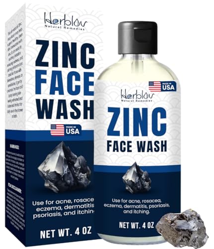 Ganskin Pyrithione Zinc Face & Body Wash - 2% Zinc Therapy for Acne & Eczema