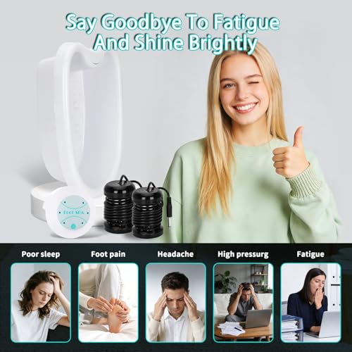 Ionic Foot Detox Machine with 50 Liners for Home Spa Relaxation