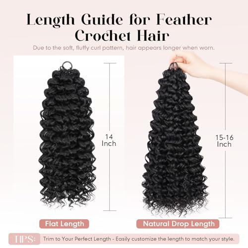 Miracle Knots Gogo Curl Crochet Hair 14 Inch 50 Strands 1B