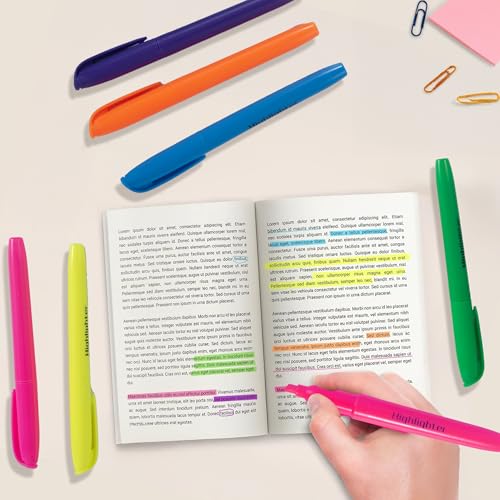 108 Pack Colorful Highlighters - Multicolor Pens for School & Office