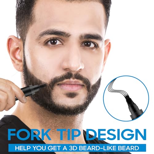 Beard Pencil Filler - Waterproof Mustache Repair Pen for Men