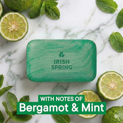 Irish Spring Bar Soap for Men, Original Clean, 3.7 oz, 24-Pack
