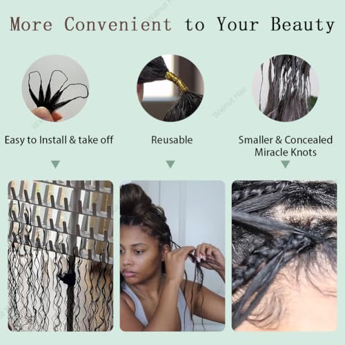 Walnut Hair 18 Inch Blonde #27 Deep Wave Crochet Hair Extensions 120g