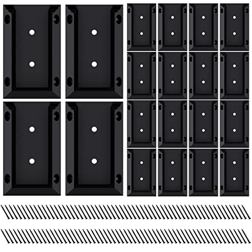 Goovilla 20 PCS Deck Railing Bracket Connectors for 2x4 Wood Posts
