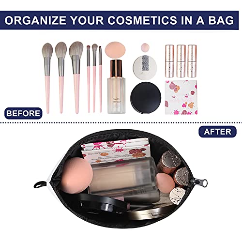MAGEFY Travel Makeup Bag 2-Pack Waterproof Cosmetic Pouch