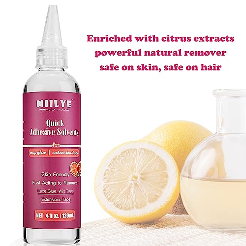 MIILYE Tape in Hair Extension Remover Spray - 4OZ Fast Acting