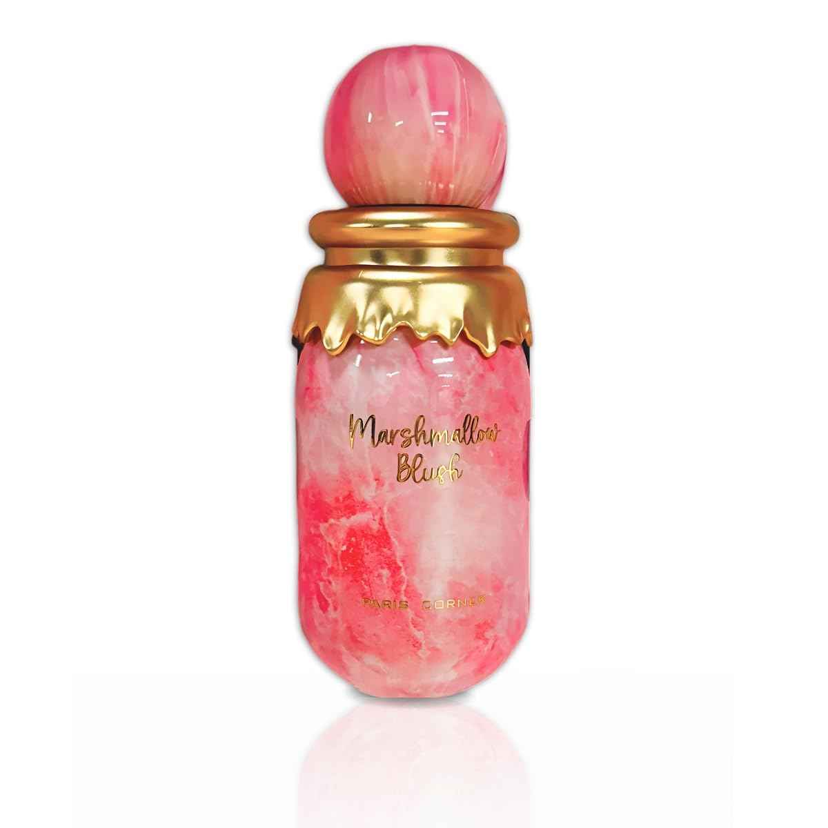 Paris Corner | Marshmallow Blush EDP | A Unique Gourmand Marshmallow Strawberry Perfume for Women | Long-Lasting Sweet Scent Fragrance for Daily Use (3.4 Fl Oz)
