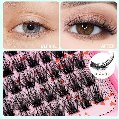 Bodermincer Lash Clusters Extensions Mixed 10-16mm
