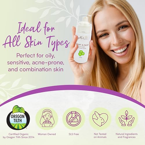 Made in USA Cucumber & Witch Hazel Toner Spray for Face ? Gilly¡¯s Organics Natural Astringent with Aloe & Tea Tree ? Pore Minimizer, Acne Mist, Hydrating Primer & Moisturizer, 3 fl oz