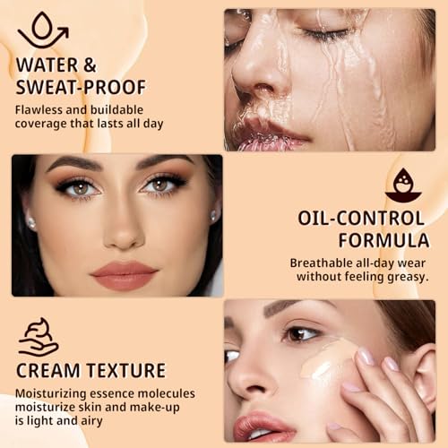 Color Changing Foundation for Mature Skin - Hydrating, Buildable Coverage