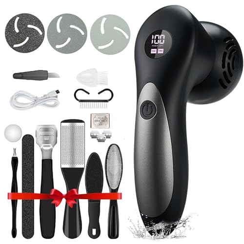 Electric Callus Remover with Vacuum System - 17 in 1 Foot Care Tool