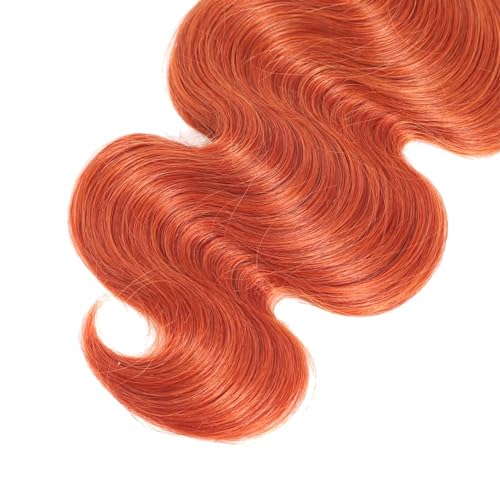 350 Ginger Body Wave Human Hair Bundles 12-16 inch
