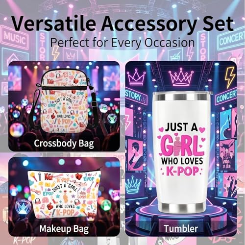 K-Pop Gift Set for Girls - 4-in-1 Bundle with Tumbler