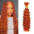 28 Inch Ginger Deep Curly Boho Braiding Hair - 2 Bundles