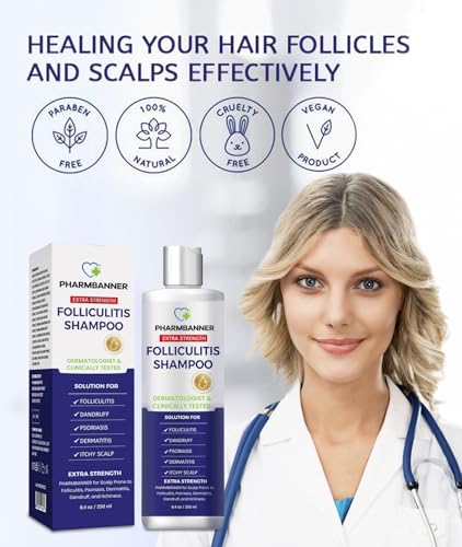 Anti-Fungal Shampoo for Itchy Scalp & Dandruff – 2 Pack