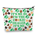 BDPWSS Scout Cookie Gifts Scout Troop Gift Scouts Mom Gift It's Me Hi I'm The Cookie Dealer Makeup Bag Scoutmaster Gift (Cookie Dealer)