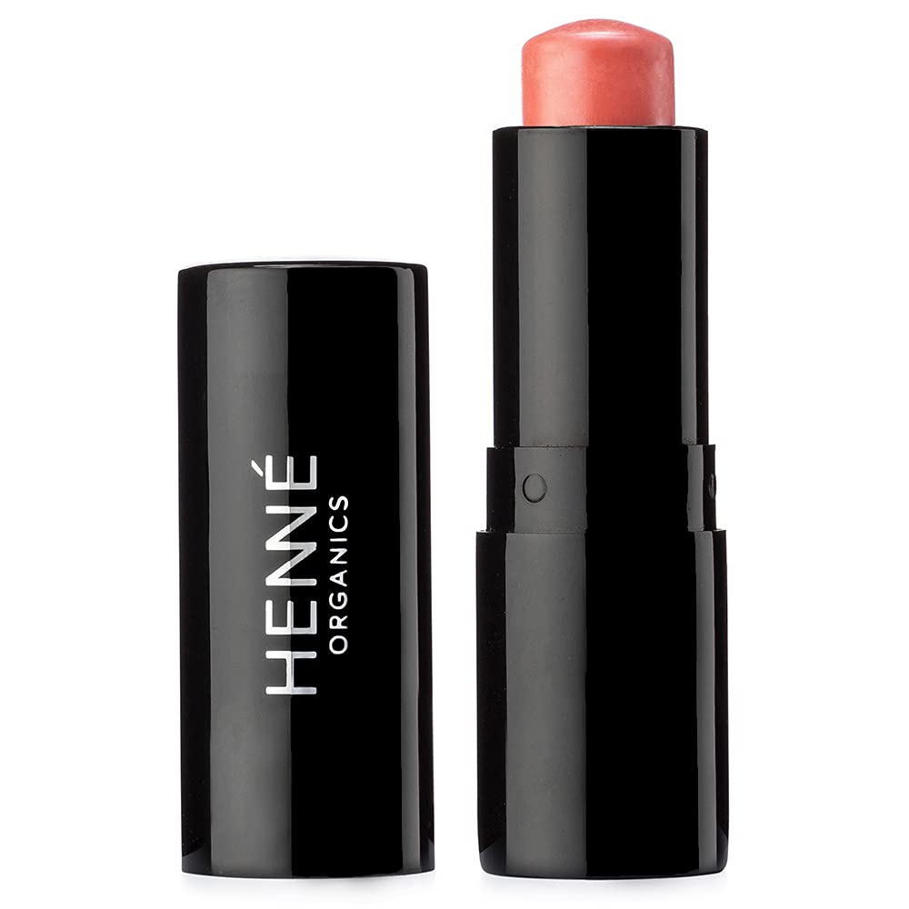 Henné Organics Luxury Lip Tint - Moisturizing, Sheer Natural Color - Sunlit (Peach)