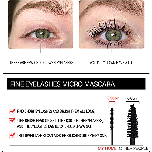 Waterproof Mascara for Fine Short Lashes | Lengthening Voluminous