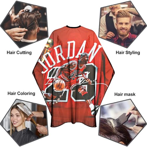 Barber Cape 63" × 56" Professional Hair Cutting Stylist Gown