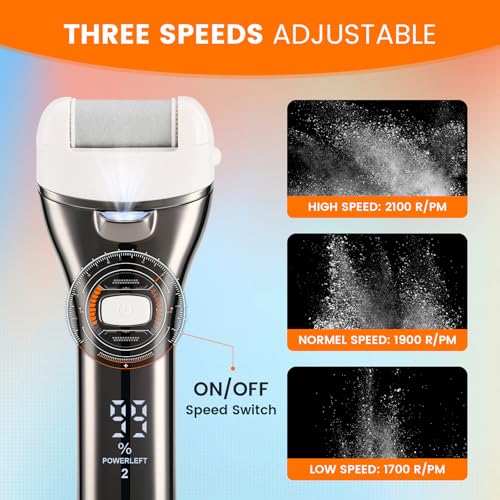 Electric Foot Callus Remover - Rechargeable Pedicure Tool