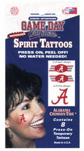 Alabama Crimson Tide Waterless Tattoo | NCAA Licensed