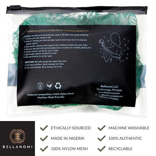 African Exfoliating Net Sponge – 45 inches Back Scrubber