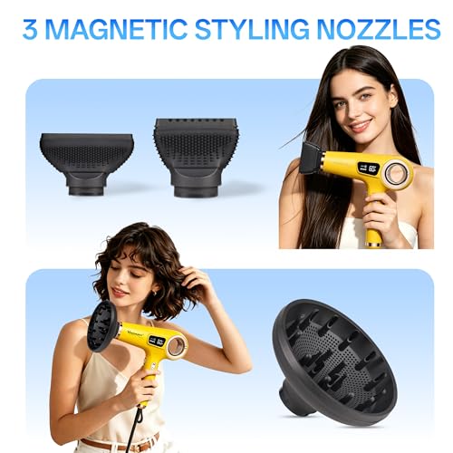 VAGARY High Speed Ionic Hair Dryer with Diffuser - 110000 RPM