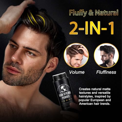 Hair Styling Powder for Men - Volume & Texture, 1.05oz