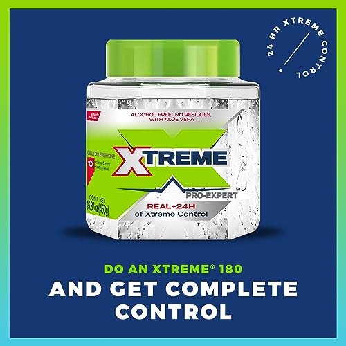 Xtreme Pro Clear Styling Gel, 15.87 Oz (Pack of 2)