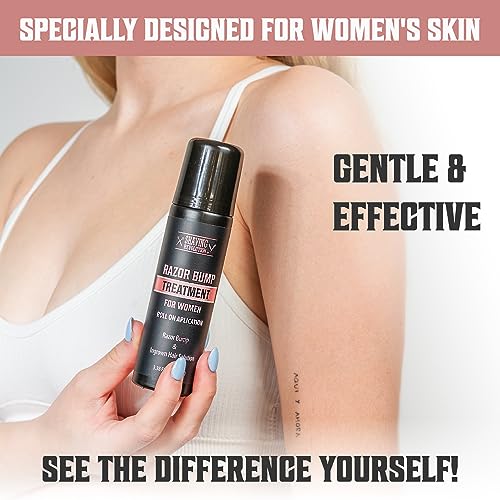 Viking Revolution Razor Bumps Treatment for Women - After Shave for Women Ingrown Hair Serum - Bump Stopper for Bikini Area with Salicylic Acid - Razor Burn Treatment 3.38 Fl Oz