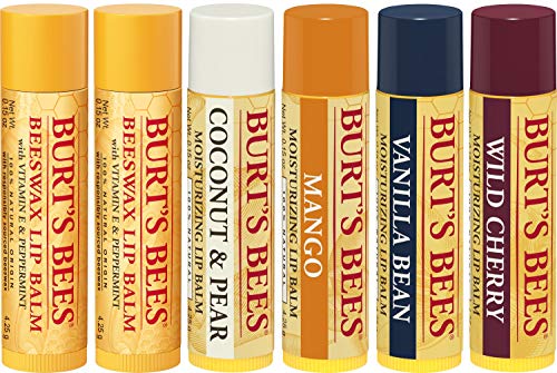 Burt's Bees Moisturizing Lip Balm, Mango 0.15 oz (Pack of 5)