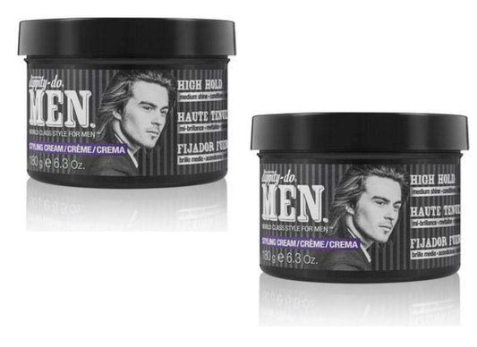 Dippity Do Men Styling Cream 2 Pack - Dippity Do Hair Gel (2 x 180 gram Jars)