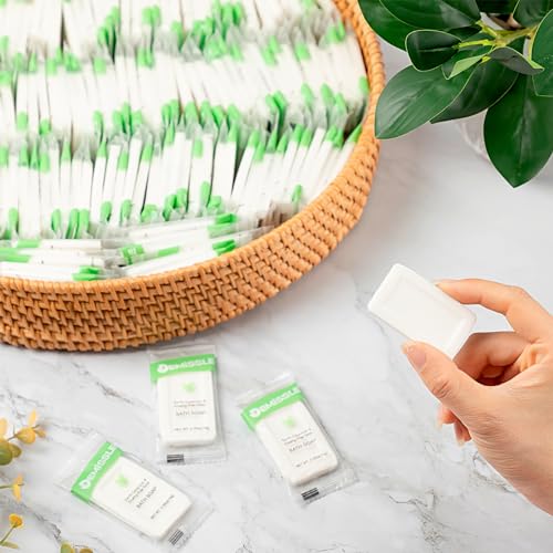 Demissle 600 Pcs 0.35 Ounce Travel Size Soap Bars Face and Body Bar Soap Small Travel Individually Wrapped Hotel for Vacation, Hospitality Hotels, Rentals, Camping, Guest Room