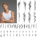 48 Piece Cyber Sigil Temporary Tattoo Sleeve Set