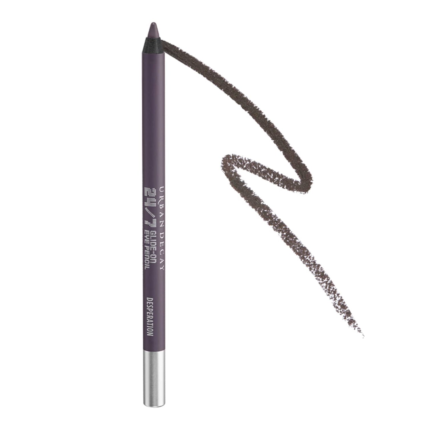 URBAN DECAY 24/7 Glide-On Waterproof Eyeliner Pencil (Desperation - Deep Taupe Gray Matte), Smudge-Proof, Transfer-proof, Long-lasting Colored Eye Liners, Hydrating Vitamin E, Cruelty-free - 0.04 oz