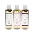 Olivia Care 3 Pack Body Oils: Apricot Fig, French Rose, Jasmine Gardenia - Natural Perfume Oils For Women & After Bath Oils Body Moisturizers, Rich in Vitamin E, K, & Omega (3 Scents)