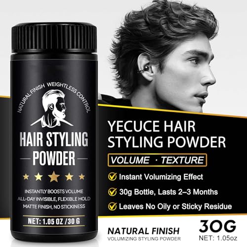 Hair Texture Powder for Men 30g - Matte Finish, Volumizing