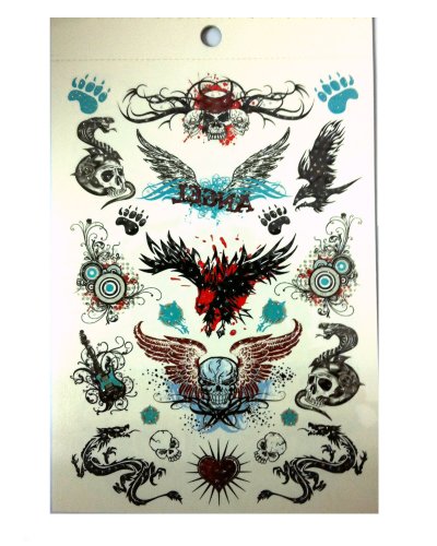 Tapp Collections 280 Temporary Tattoos for Men