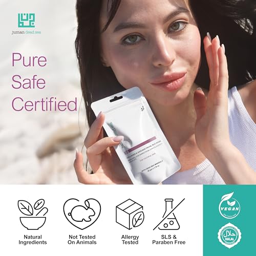 Juman Tea Tree Face Mask | Ideal for Oily Skin & Acne | Purifying Dead Sea Mask | Purify and Hydrates | Face Mask for Oily and Acne Prone Skin | SLS & Paraben Free | 50g (Pack of 1)