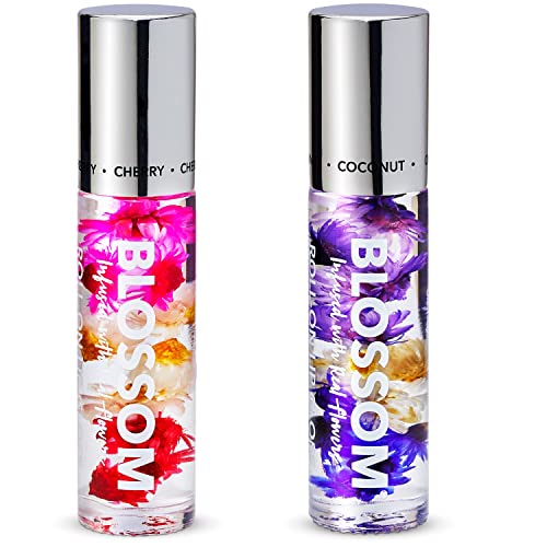 Blossom Scented Roll On Lip Gloss 2 Pack - Cherry Coconut