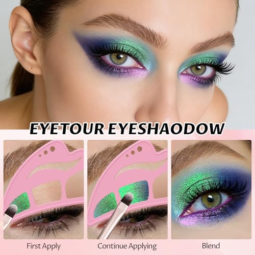 DAGEDA Eyeliner Stencils Silicone - 2Pc Eyebrow & Eye Makeup Tool